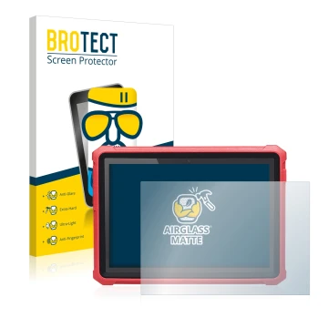 Parte frontale di una confezione del prodotto con il logo del marchio BROTECT. Accanto è raffigurato il dispositivo Launch X-4