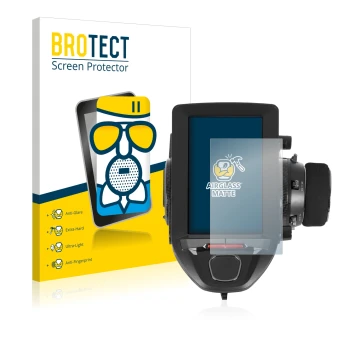 Parte frontale di una confezione del prodotto con il logo del marchio BROTECT. Accanto è raffigurato il dispositivo Futaba 7PX