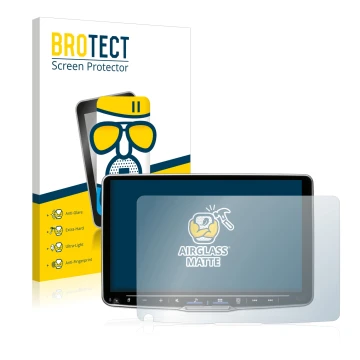 Parte frontale di una confezione del prodotto con il logo del marchio BROTECT. Accanto è raffigurato il dispositivo Alpine iLX