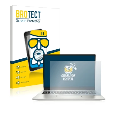 Parte frontale di una confezione del prodotto con il logo del marchio BROTECT. Accanto è raffigurato il dispositivo MSI Presti