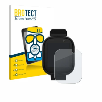 Parte frontale di una confezione del prodotto con il logo del marchio BROTECT. Accanto è raffigurato il dispositivo Xplora X6 