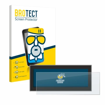 Parte frontale di una confezione del prodotto con il logo del marchio BROTECT. Accanto è raffigurato il dispositivo Opel Astra