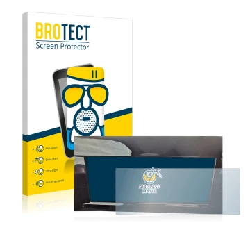 Parte frontale di una confezione del prodotto con il logo del marchio BROTECT. Accanto è raffigurato il dispositivo Opel Astra