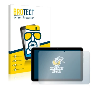 Parte frontale di una confezione del prodotto con il logo del marchio BROTECT. Accanto è raffigurato il dispositivo Peaq PET 1