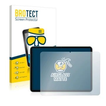 Parte frontale di una confezione del prodotto con il logo del marchio BROTECT. Accanto è raffigurato il dispositivo OnePlus Pa