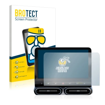 Parte frontale di una confezione del prodotto con il logo del marchio BROTECT. Accanto è raffigurato il dispositivo Smart #1 P