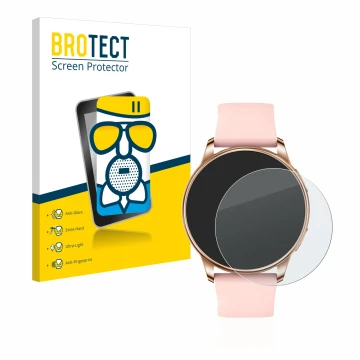 Parte frontale di una confezione del prodotto con il logo del marchio BROTECT. Accanto è raffigurato il dispositivo Levowatch 