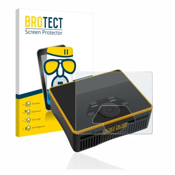 Parte frontale di una confezione del prodotto con il logo del marchio BROTECT. Accanto è raffigurato il dispositivo Junsi iCha