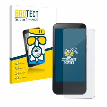 Parte frontale di una confezione del prodotto con il logo del marchio BROTECT. Accanto è raffigurato il dispositivo Omnipod 5 