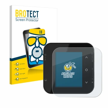 Parte frontale di una confezione del prodotto con il logo del marchio BROTECT. Accanto è raffigurato il dispositivo ISDT Air8 