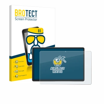 Parte frontale di una confezione del prodotto con il logo del marchio BROTECT. Accanto è raffigurato il dispositivo Samsung Ga