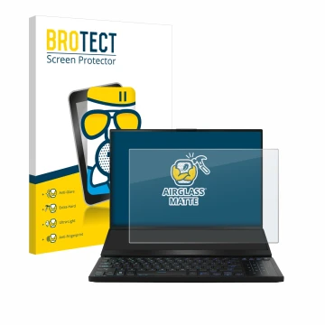 Parte frontale di una confezione del prodotto con il logo del marchio BROTECT. Accanto è raffigurato il dispositivo ASUS ROG Z