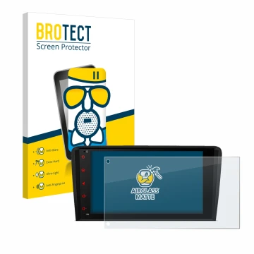 Parte frontale di una confezione del prodotto con il logo del marchio BROTECT. Accanto è raffigurato il dispositivo Xtrons PSA