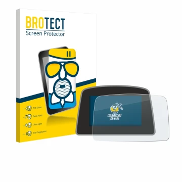 Parte frontale di una confezione del prodotto con il logo del marchio BROTECT. Accanto è raffigurato il dispositivo PowaKaddy 