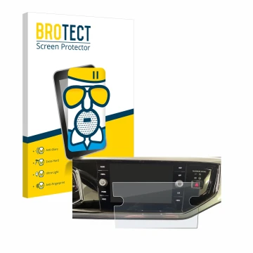 Parte frontale di una confezione del prodotto con il logo del marchio BROTECT. Accanto è raffigurato il dispositivo Volkswagen