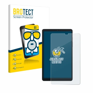 Parte frontale di una confezione del prodotto con il logo del marchio BROTECT. Accanto è raffigurato il dispositivo Blackview 