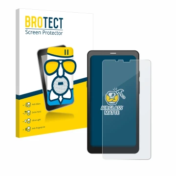 Parte frontale di una confezione del prodotto con il logo del marchio BROTECT. Accanto è raffigurato il dispositivo Boox Palma