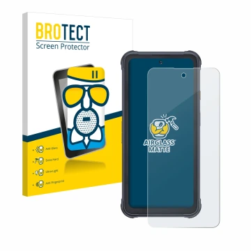Parte frontale di una confezione del prodotto con il logo del marchio BROTECT. Accanto è raffigurato il dispositivo Cubot King