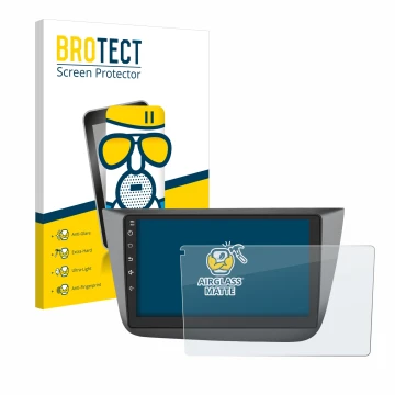 Parte frontale di una confezione del prodotto con il logo del marchio BROTECT. Accanto è raffigurato il dispositivo Topway And