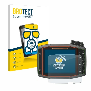 Parte frontale di una confezione del prodotto con il logo del marchio BROTECT. Accanto è raffigurato il dispositivo Amazone Am