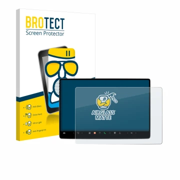 Parte frontale di una confezione del prodotto con il logo del marchio BROTECT. Accanto è raffigurato il dispositivo Tesla Mode