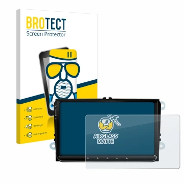 Parte frontale di una confezione del prodotto con il logo del marchio BROTECT. Accanto è raffigurato il dispositivo Eonon 53 S