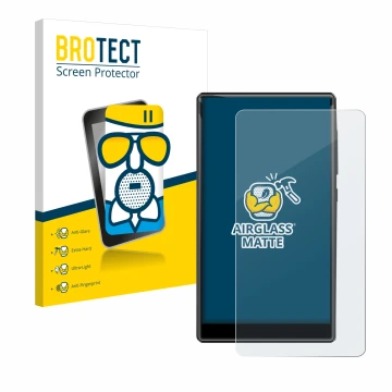 Parte frontale di una confezione del prodotto con il logo del marchio BROTECT. Accanto è raffigurato il dispositivo innioasis 