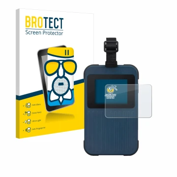 Parte frontale di una confezione del prodotto con il logo del marchio BROTECT. Accanto è raffigurato il dispositivo Acer Endur