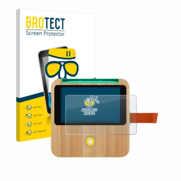 Parte frontale di una confezione del prodotto con il logo del marchio BROTECT. Accanto è raffigurato il dispositivo tigerbox T