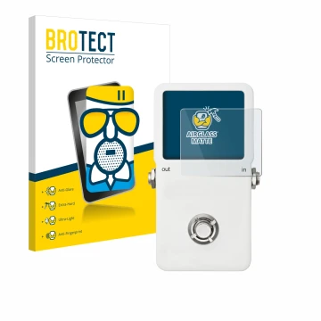 Parte frontale di una confezione del prodotto con il logo del marchio BROTECT. Accanto è raffigurato il dispositivo TC Electro