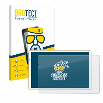 Parte frontale di una confezione del prodotto con il logo del marchio BROTECT. Accanto è raffigurato il dispositivo Facetel Q3