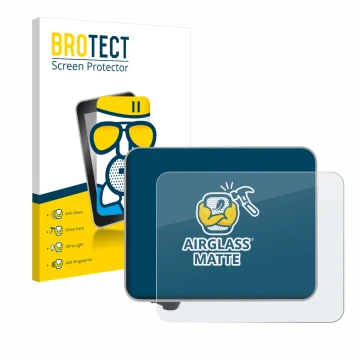 Parte frontale di una confezione del prodotto con il logo del marchio BROTECT. Accanto è raffigurato il dispositivo Bambu Lab 