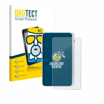 Parte frontale di una confezione del prodotto con il logo del marchio BROTECT. Accanto è raffigurato il dispositivo Timekettle