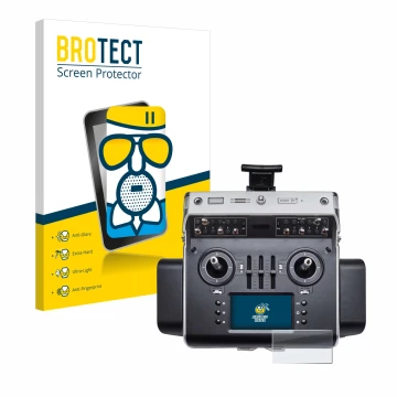 Parte frontale di una confezione del prodotto con il logo del marchio BROTECT. Accanto è raffigurato il dispositivo Graupner M