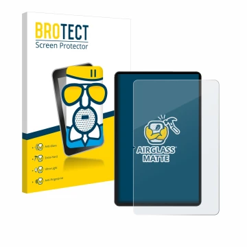 Parte frontale di una confezione del prodotto con il logo del marchio BROTECT. Accanto è raffigurato il dispositivo Honor Pad 