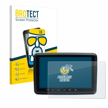 Parte frontale di una confezione del prodotto con il logo del marchio BROTECT. Accanto è raffigurato il dispositivo Idmedia 8