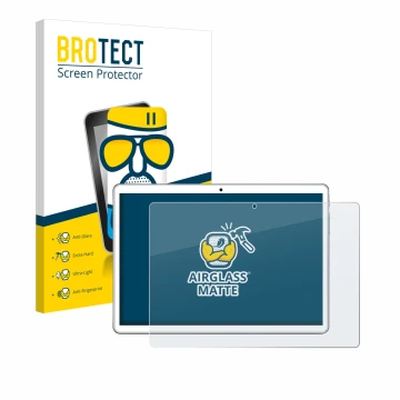 Parte frontale di una confezione del prodotto con il logo del marchio BROTECT. Accanto è raffigurato il dispositivo niuniutab 