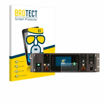 Parte frontale di una confezione del prodotto con il logo del marchio BROTECT. Accanto è raffigurato il dispositivo Behringer 