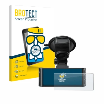 Parte frontale di una confezione del prodotto con il logo del marchio BROTECT. Accanto è raffigurato il dispositivo Redtiger F