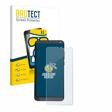 Parte frontale di una confezione del prodotto con il logo del marchio BROTECT. Accanto è raffigurato il dispositivo Brondi Ami