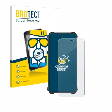 Parte frontale di una confezione del prodotto con il logo del marchio BROTECT. Accanto è raffigurato il dispositivo Fossibot F