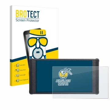 Parte frontale di una confezione del prodotto con il logo del marchio BROTECT. Accanto è raffigurato il dispositivo Portkeys P