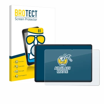 Parte frontale di una confezione del prodotto con il logo del marchio BROTECT. Accanto è raffigurato il dispositivo Blackview 