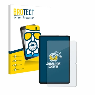 Parte frontale di una confezione del prodotto con il logo del marchio BROTECT. Accanto è raffigurato il dispositivo Xiaomi Red