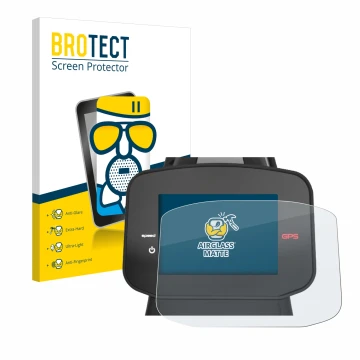 Parte frontale di una confezione del prodotto con il logo del marchio BROTECT. Accanto è raffigurato il dispositivo PowaKaddy 
