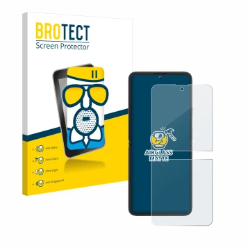 Parte frontale di una confezione del prodotto con il logo del marchio BROTECT. Accanto è raffigurato il dispositivo Blackview 