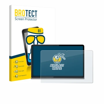 Parte frontale di una confezione del prodotto con il logo del marchio BROTECT. Accanto è raffigurato il dispositivo Lenovo Tab