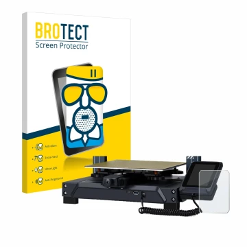 Parte frontale di una confezione del prodotto con il logo del marchio BROTECT. Accanto è raffigurato il dispositivo Elegoo Nep