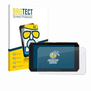 Parte frontale di una confezione del prodotto con il logo del marchio BROTECT. Accanto è raffigurato il dispositivo Chigee AIO