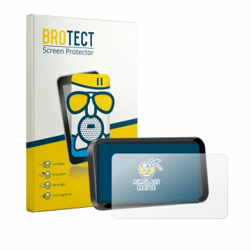 Parte frontale di una confezione del prodotto con il logo del marchio BROTECT. Accanto è raffigurato il dispositivo Carpuride 